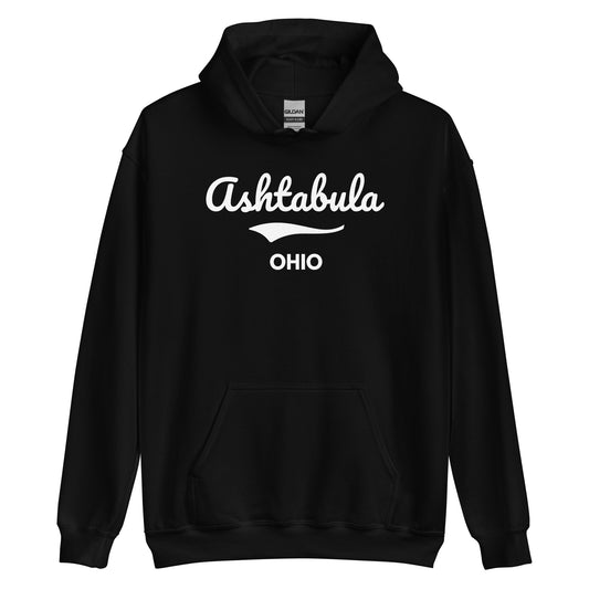 Ashtabula Ohio Script Unisex Hoodie Ashtabula Ohio Script Unisex Hoodie