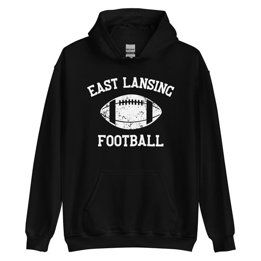East Lansing Michigan Football Unisex Hoodie East Lansing Michigan Football Unisex Hoodie