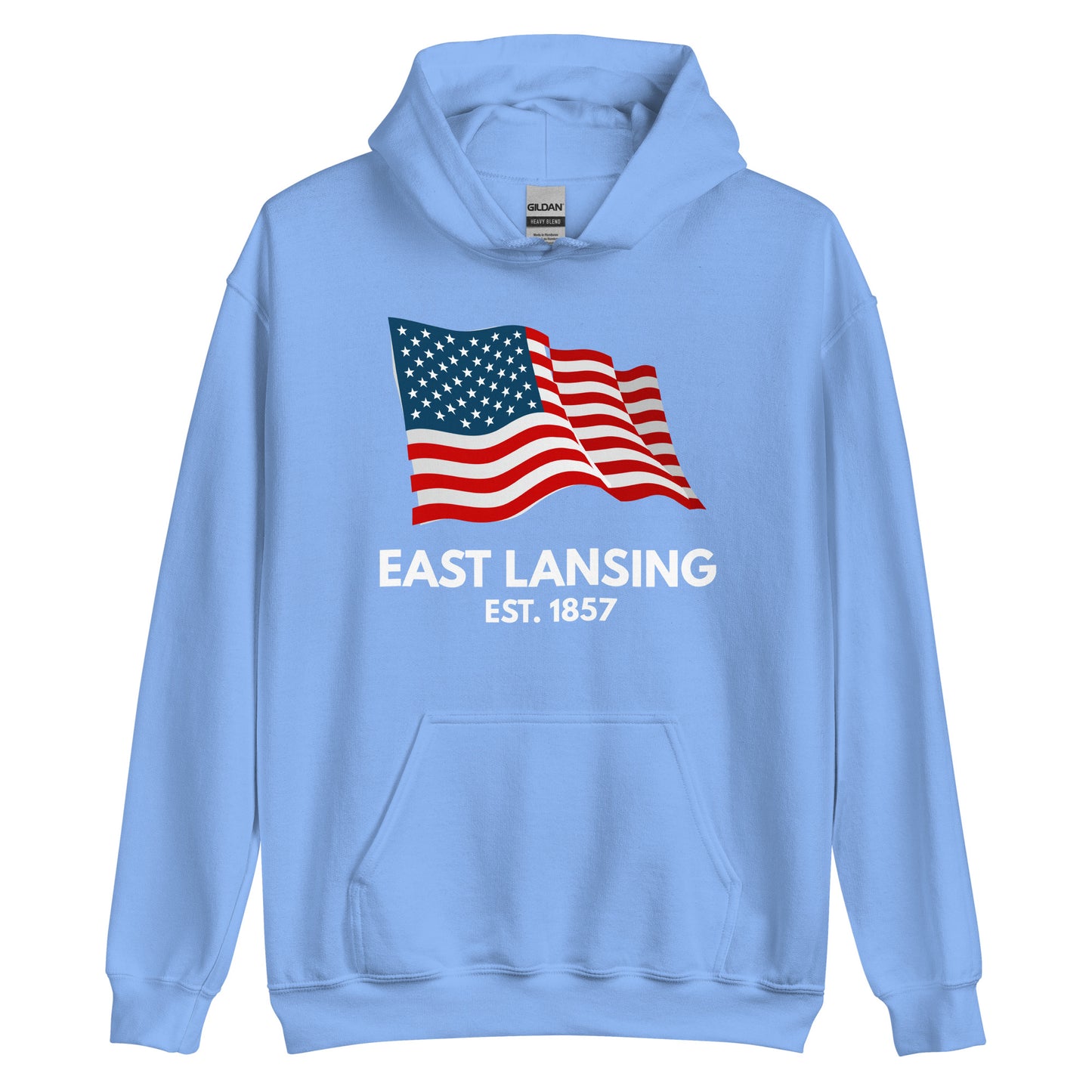 East Lansing Michigan Fourth of July Unisex Hoodie East Lansing Michigan Fourth of July Unisex Hoodie