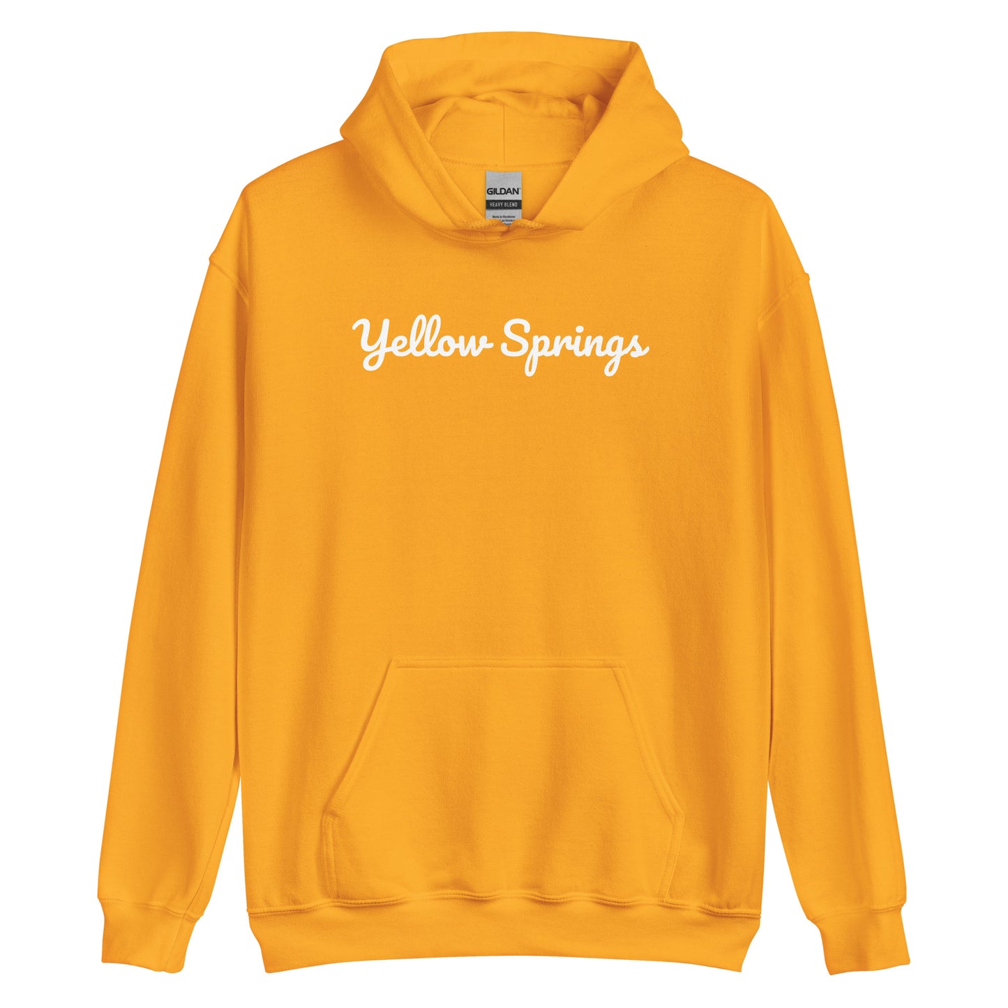Yellow Springs Ohio Solo Script Unisex Hoodie Yellow Springs Ohio Solo Script Unisex Hoodie