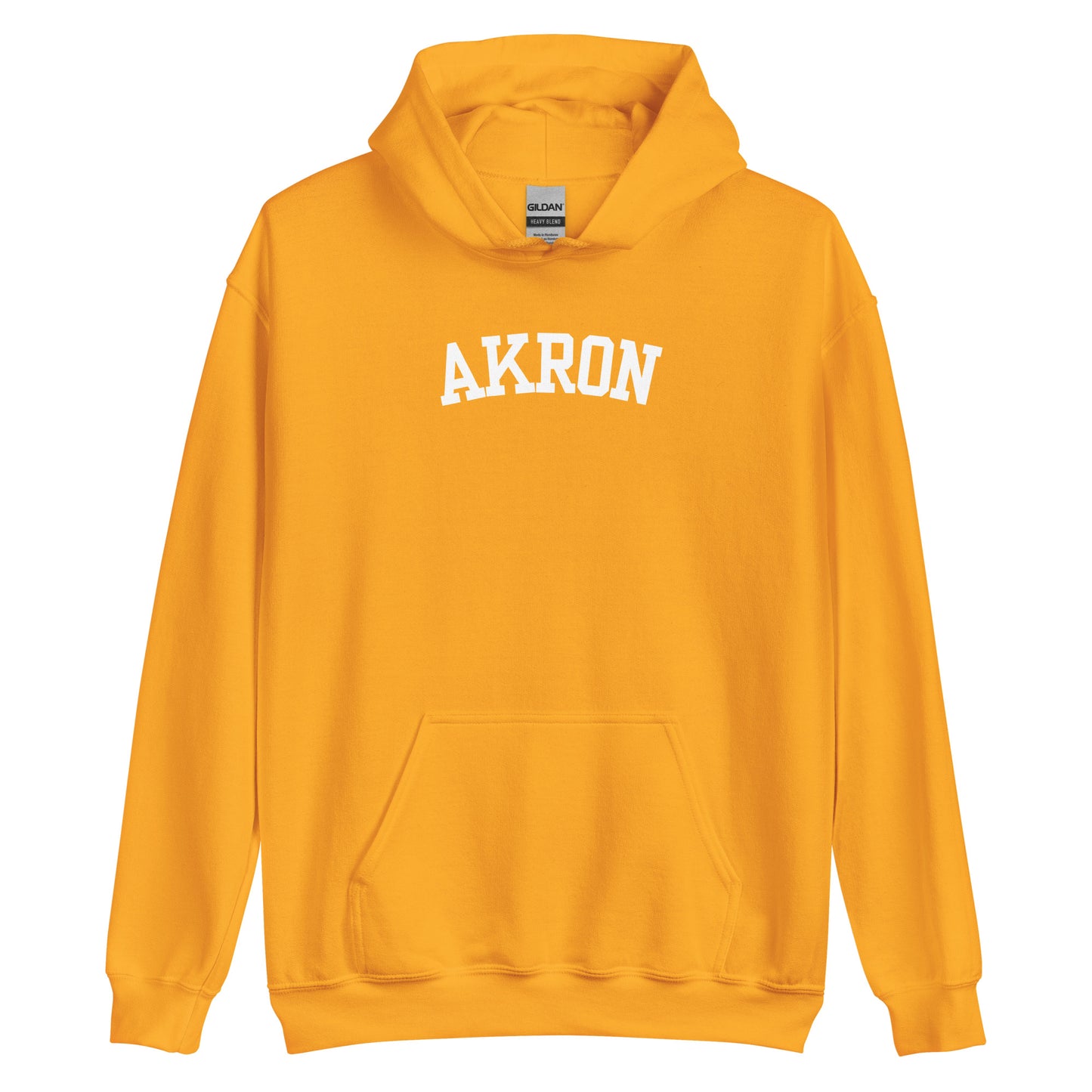 Akron Ohio Block Solo Unisex Hoodie Akron Ohio Block Solo Unisex Hoodie