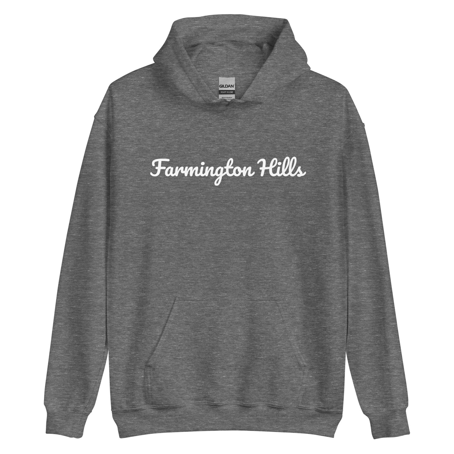 Farmington Hills, Michigan Solo Script Unisex Hoodie Farmington Hills, Michigan Solo Script Unisex Hoodie