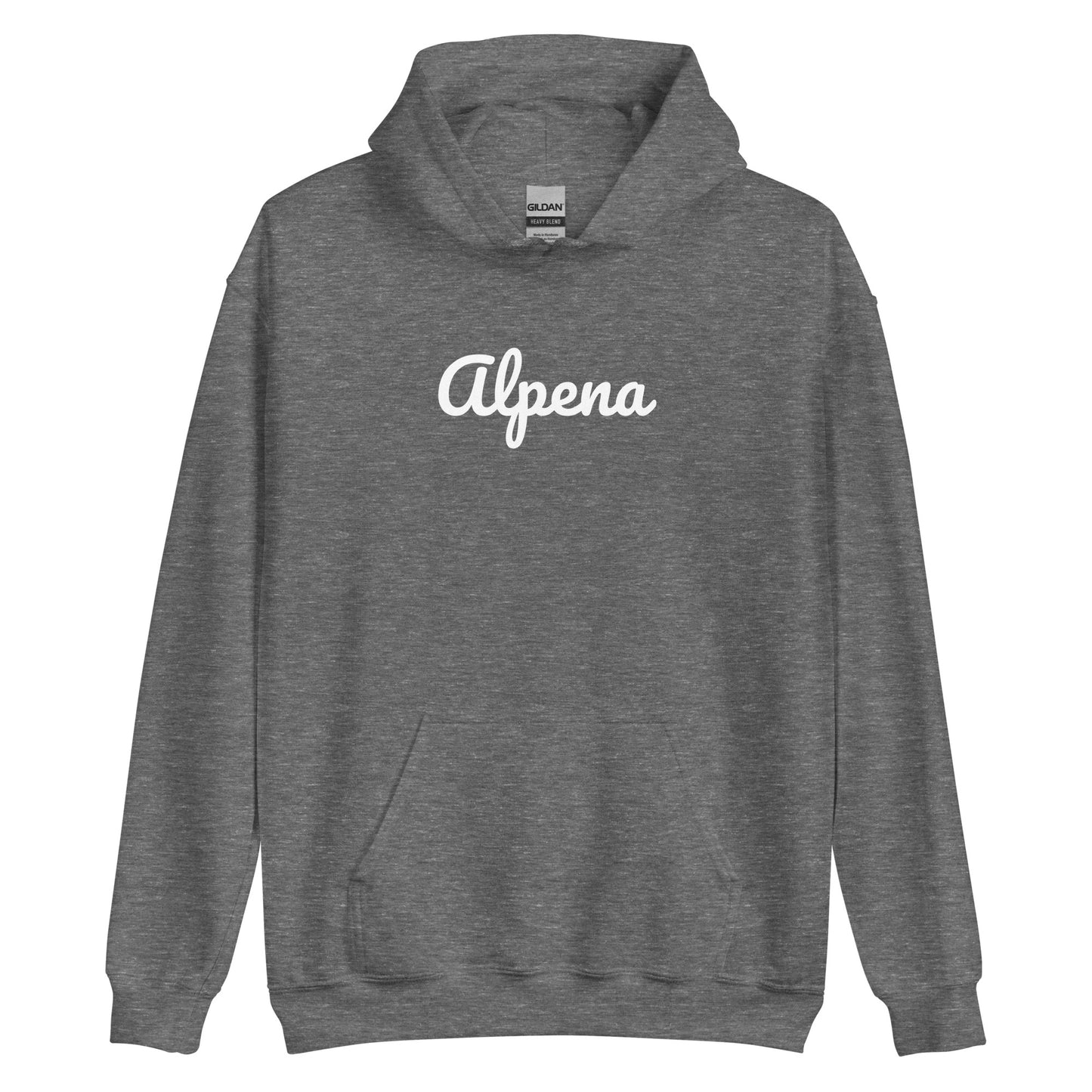 Alpena, Michigan Solo Script Unisex Hoodie Alpena, Michigan Solo Script Unisex Hoodie