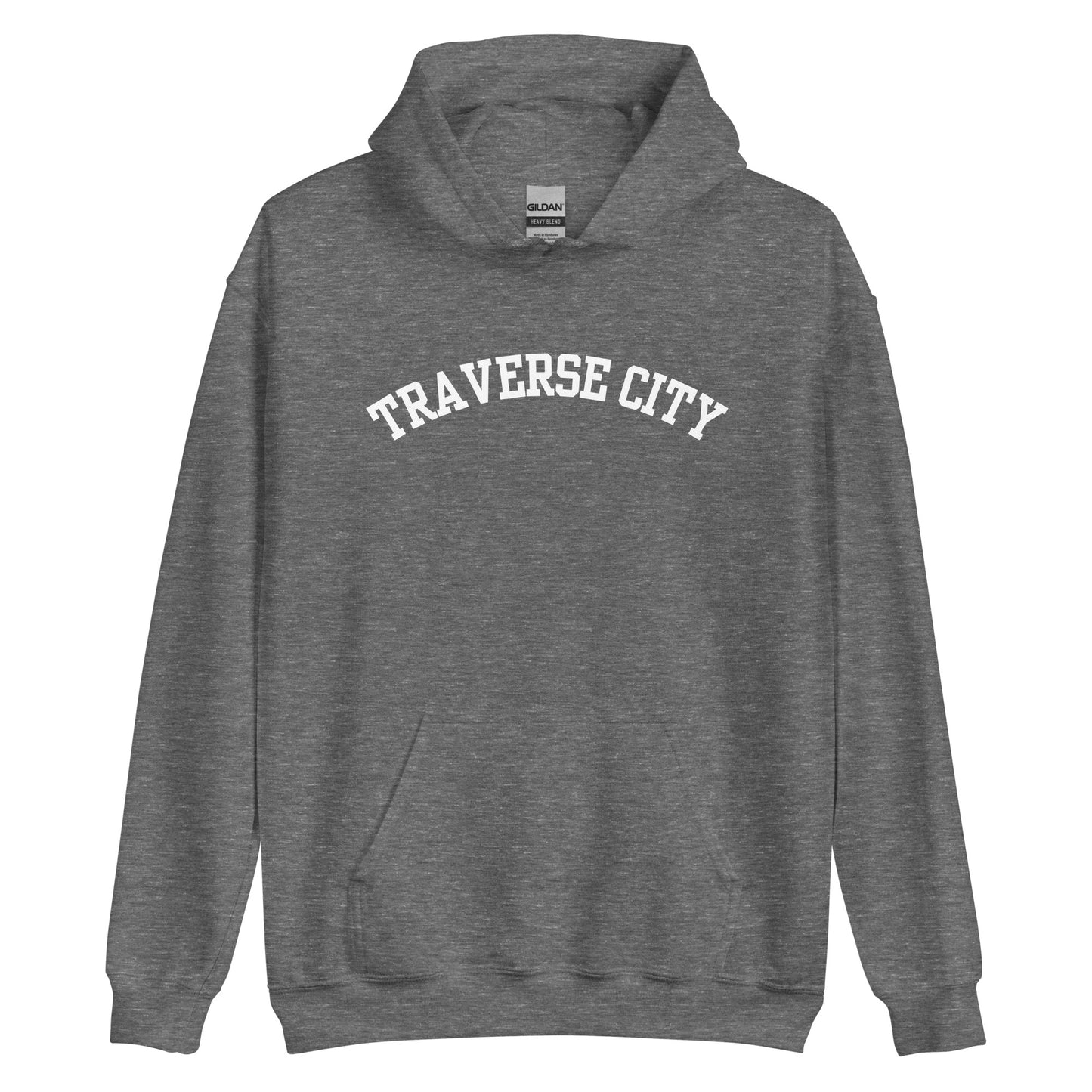 Traverse City, Michigan Solo Block Unisex Hoodie Traverse City, Michigan Solo Block Unisex Hoodie