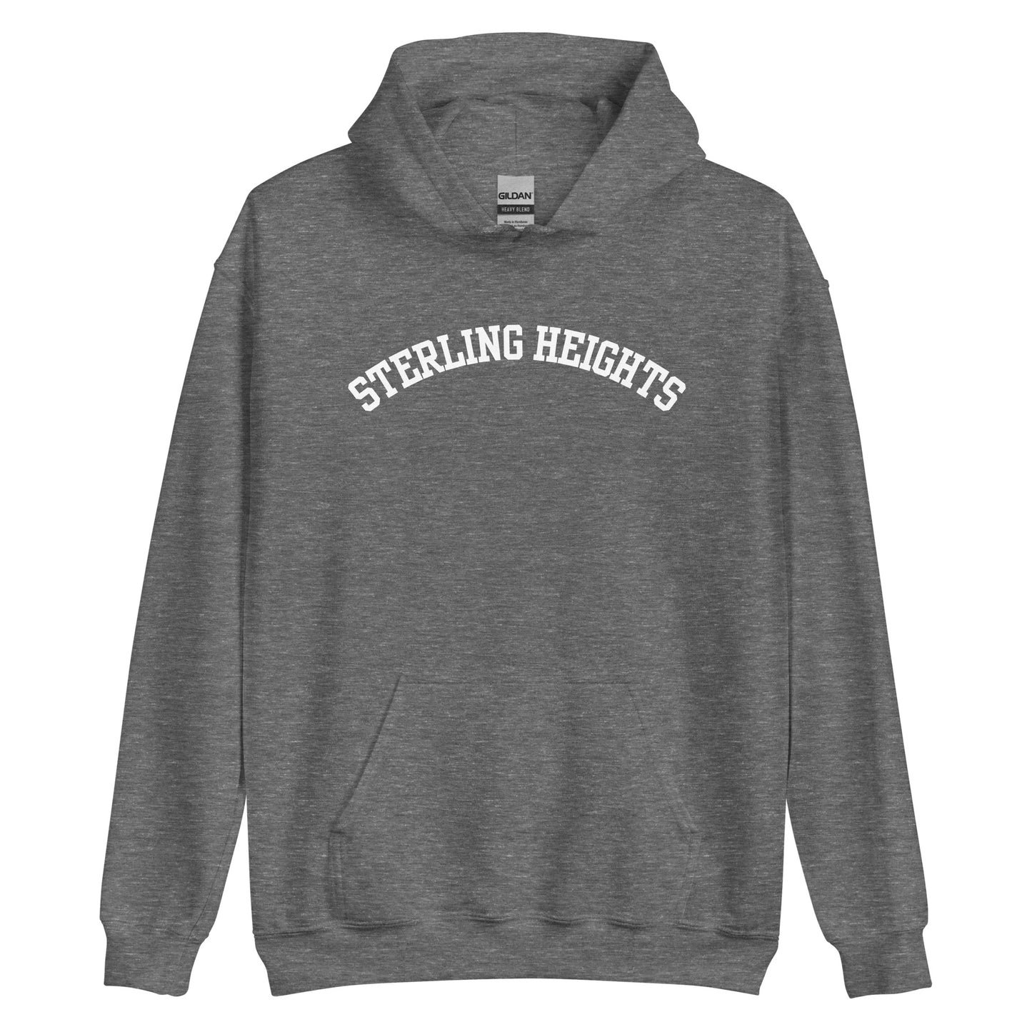 Sterling Heights, Michigan Block Solo Unisex Hoodie Sterling Heights, Michigan Block Solo Unisex Hoodie