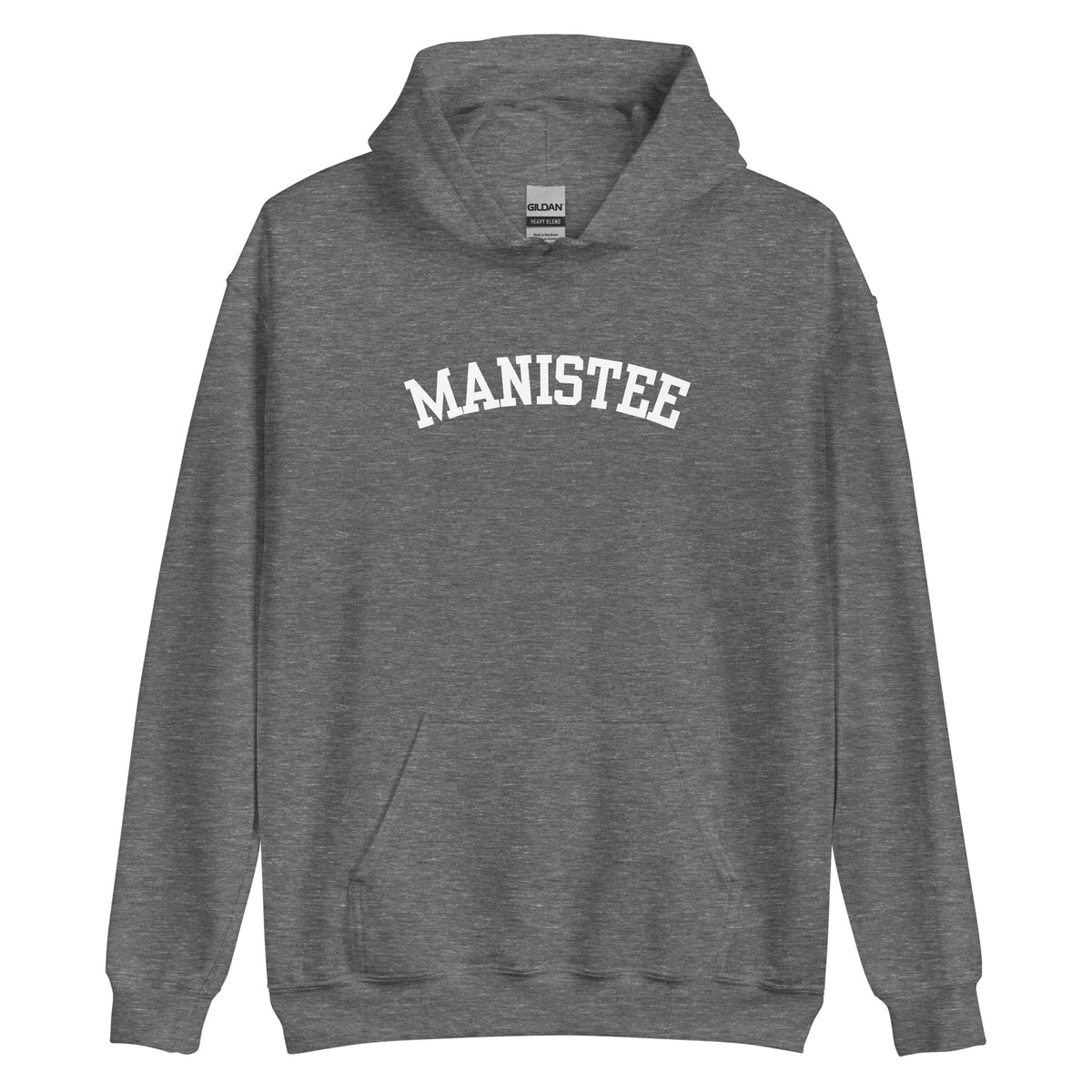 Manistee, Michigan Unisex Hoodie - Block Solo Manistee, Michigan Unisex Hoodie - Block Solo