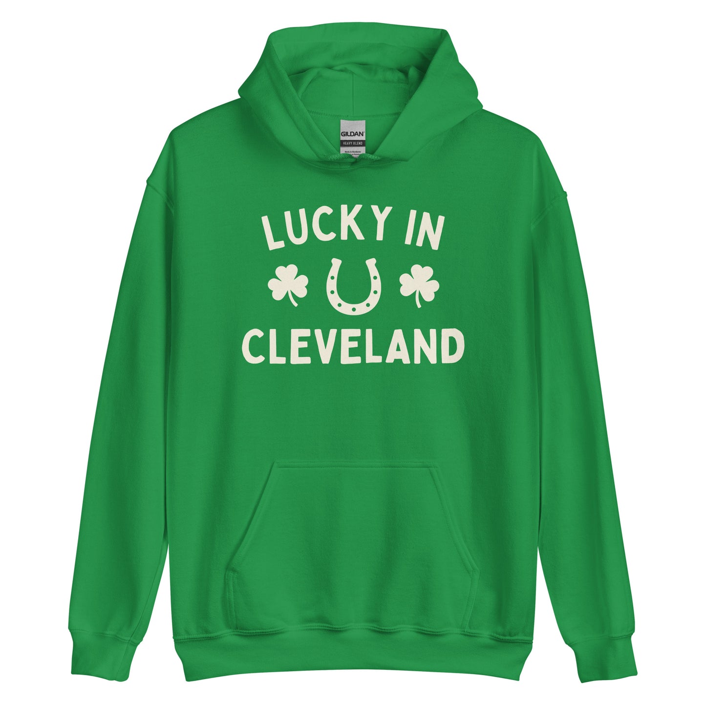 Lucky In Cleveland, Ohio - Saint Patrick's Day Unisex Hoodie Lucky In Cleveland, Ohio - Saint Patrick's Day Unisex Hoodie