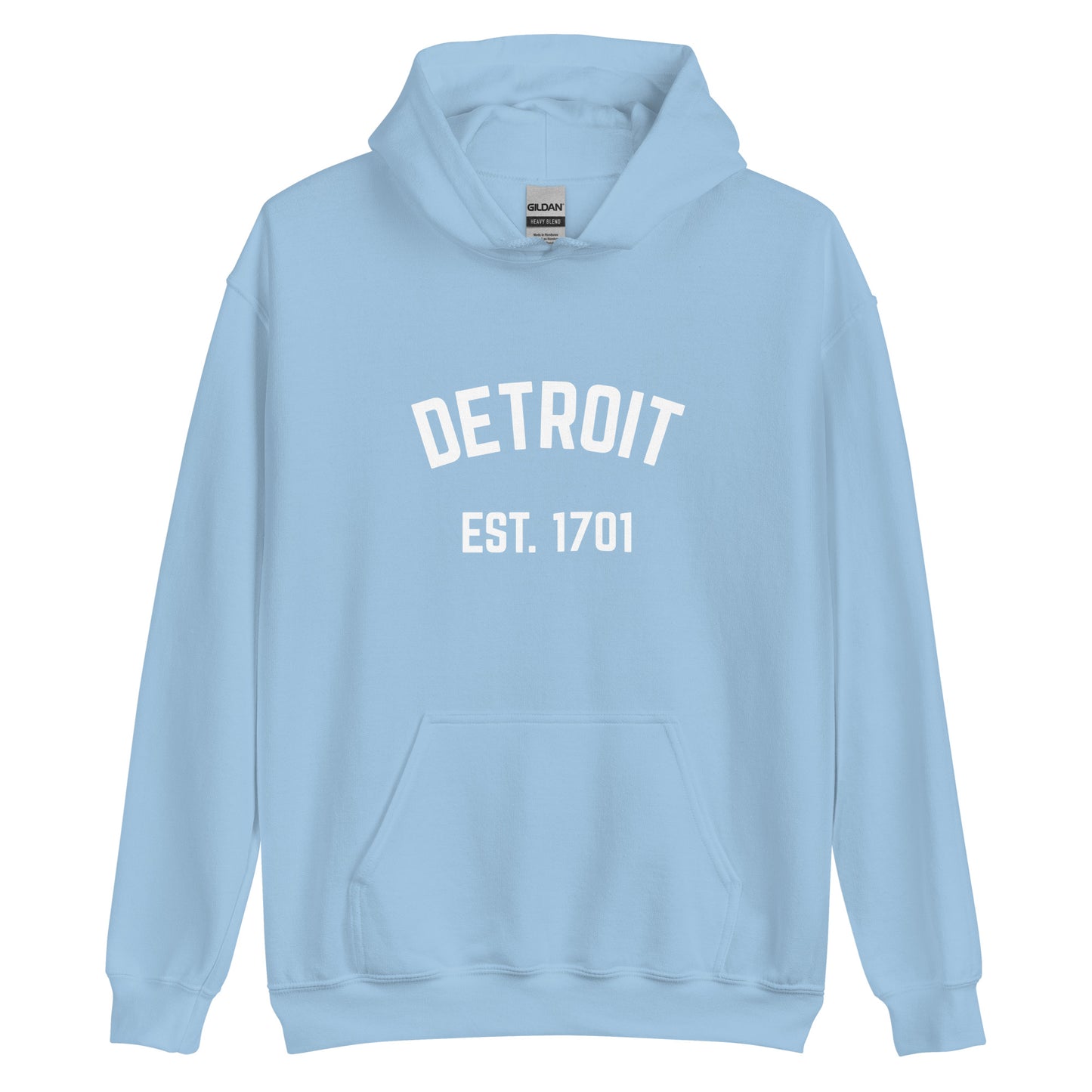 Detroit Michigan EST Unisex Hoodie Detroit Michigan EST Unisex Hoodie