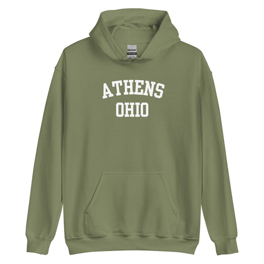 Athens Ohio Block Unisex Hoodie Athens Ohio Block Unisex Hoodie