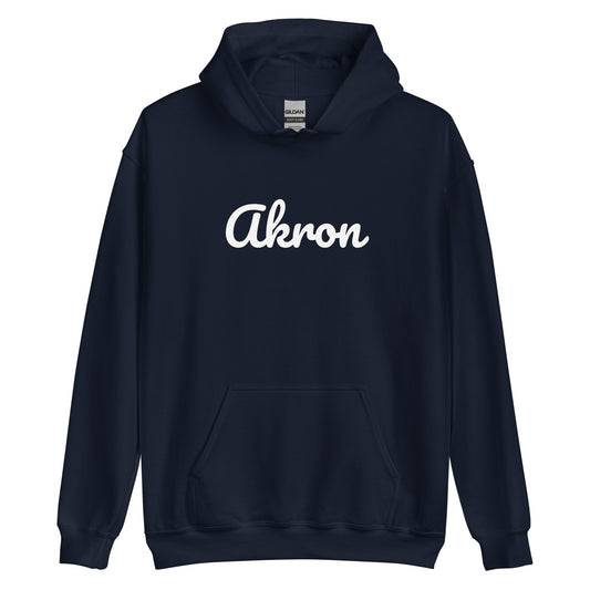 Akron Ohio Solo Script Unisex Hoodie Akron Ohio Solo Script Unisex Hoodie