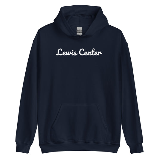 Lewis Center Ohio Solo Script Unisex Hoodie Lewis Center Ohio Solo Script Unisex Hoodie