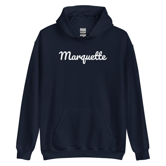 Marquette Michigan Solo Script Unisex Hoodie Marquette Michigan Solo Script Unisex Hoodie