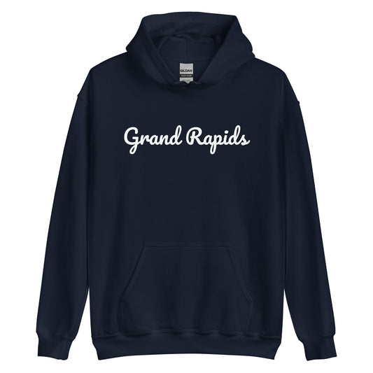 Grand Rapids, Michigan Solo Script Unisex Hoodie Grand Rapids, Michigan Solo Script Unisex Hoodie