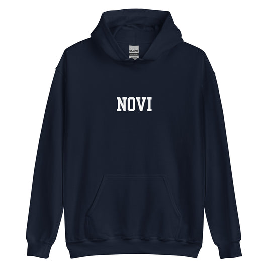 Novi, Michigan Solo Block Unisex Hoodie Novi, Michigan Solo Block Unisex Hoodie