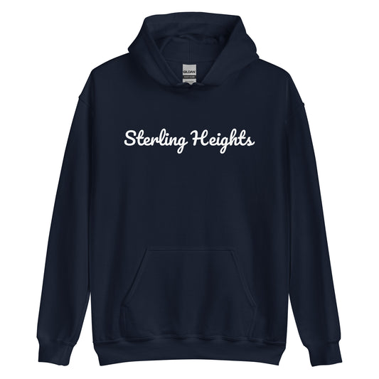 Sterling Heights, Michigan Solo Script Unisex Hoodie Sterling Heights, Michigan Solo Script Unisex Hoodie
