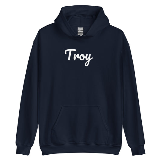 Troy, Michigan Solo Script Unisex Hoodie Troy, Michigan Solo Script Unisex Hoodie