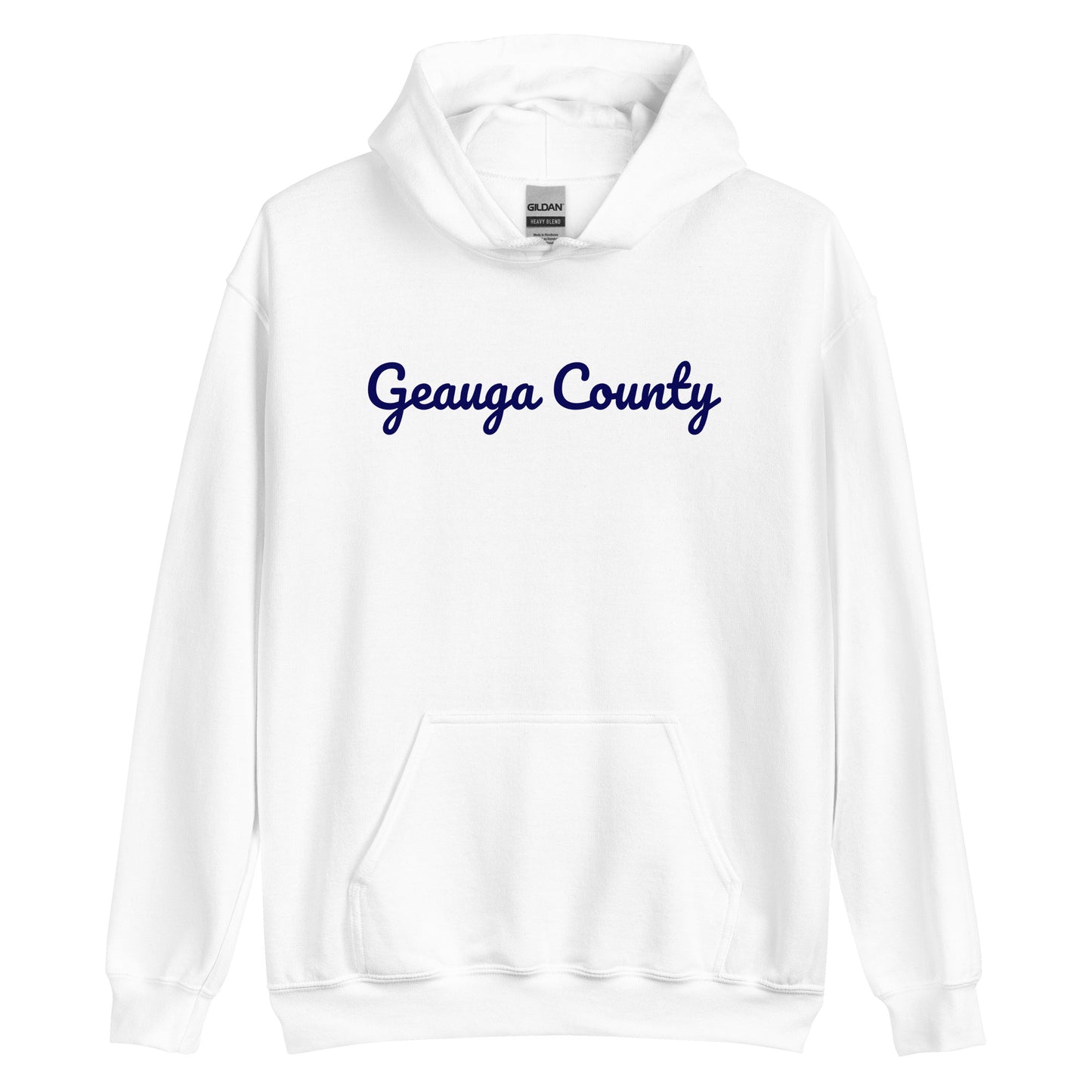 Geauga County Ohio Navy Blue Solo Script Unisex Hoodie Geauga County Ohio Navy Blue Solo Script Unisex Hoodie