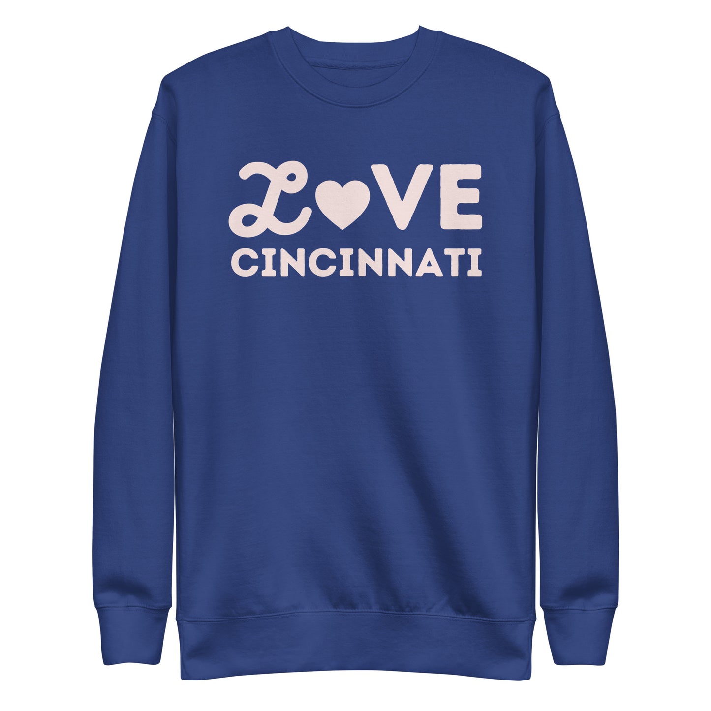 Cincinnati Ohio Valentine's Day Unisex Premium Sweatshirt Cincinnati Ohio Valentine's Day Unisex Premium Sweatshirt