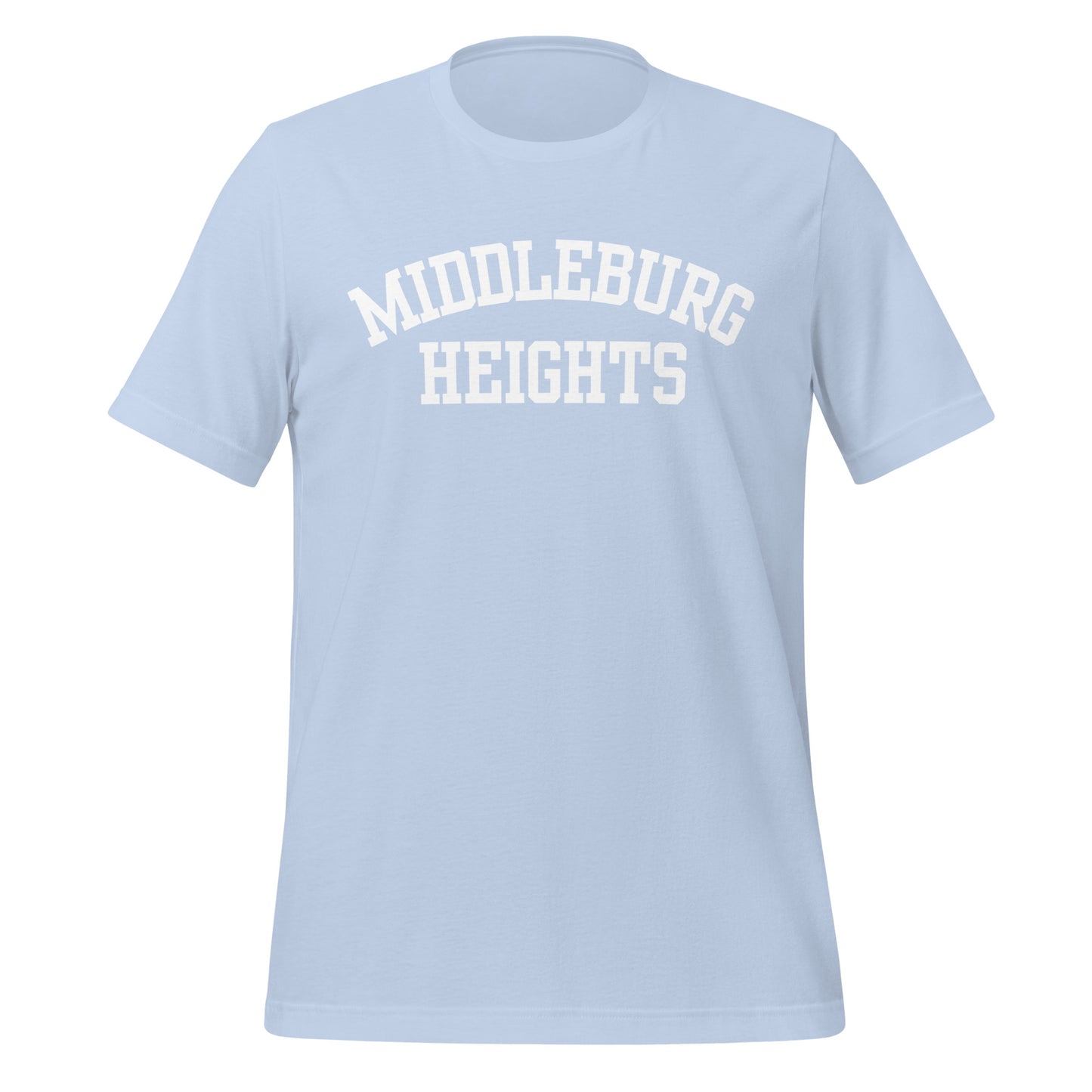 Middleburg Heights Ohio Block Solo Unisex t-shirt Middleburg Heights Ohio Block Solo Unisex t-shirt