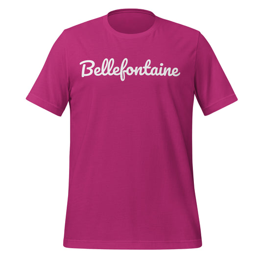 Bellefontaine Ohio Solo Script Unisex t-shirt Bellefontaine Ohio Solo Script Unisex t-shirt