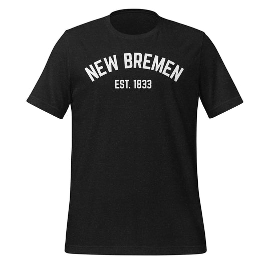 New Bremen Ohio EST Unisex t-shirt New Bremen Ohio EST Unisex t-shirt