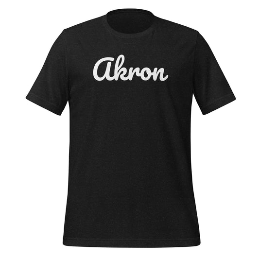 Akron Ohio Solo Script Unisex T-shirt Akron Ohio Solo Script Unisex T-shirt