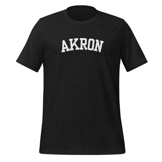 Akron Ohio Block Solo Unisex t-shirt Akron Ohio Block Solo Unisex t-shirt