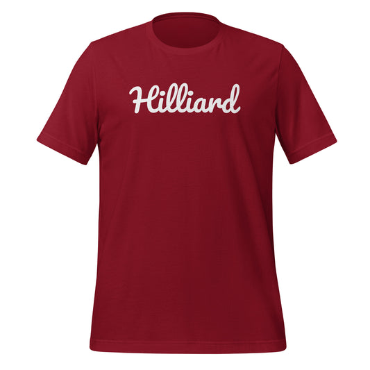 Hilliard Ohio Solo Script Unisex t-shirt Hilliard Ohio Solo Script Unisex t-shirt