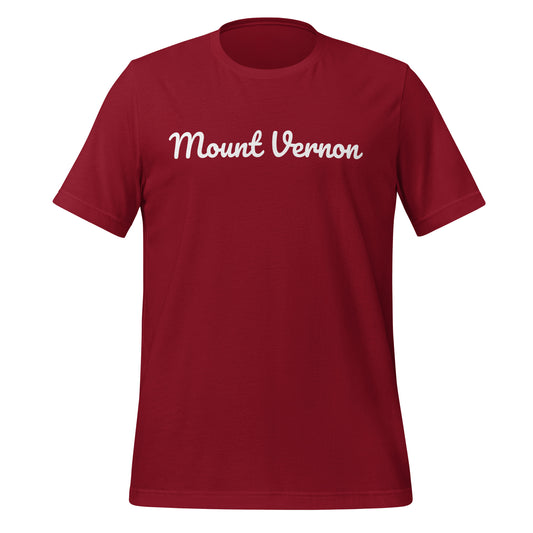 Mount Vernon Ohio Solo Script Unisex t-shirt Mount Vernon Ohio Solo Script Unisex t-shirt