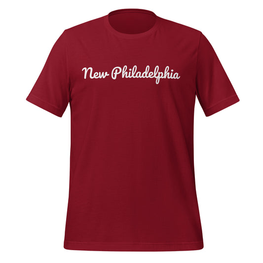New Philadelphia Ohio Solo Script Unisex t-shirt New Philadelphia Ohio Solo Script Unisex t-shirt