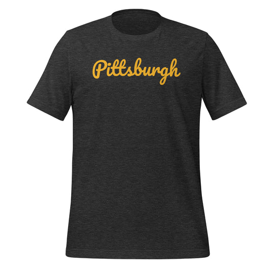 Pittsburgh, PA Solo Script Unisex T-shirt - Sports Pittsburgh, PA Solo Script Unisex T-shirt - Sports