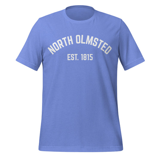 North Olmsted, Ohio EST Short Sleeve Unisex t-shirt North Olmsted, Ohio EST Short Sleeve Unisex t-shirt