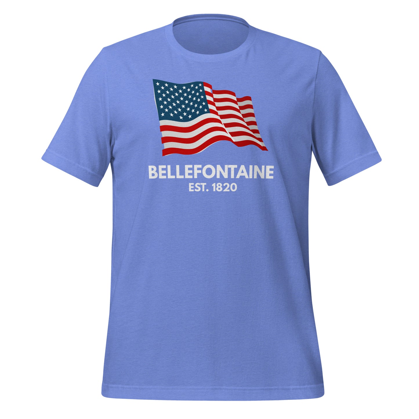 Bellefontaine Ohio USA Short Sleeve Unisex T-shirt Bellefontaine Ohio USA Short Sleeve Unisex T-shirt
