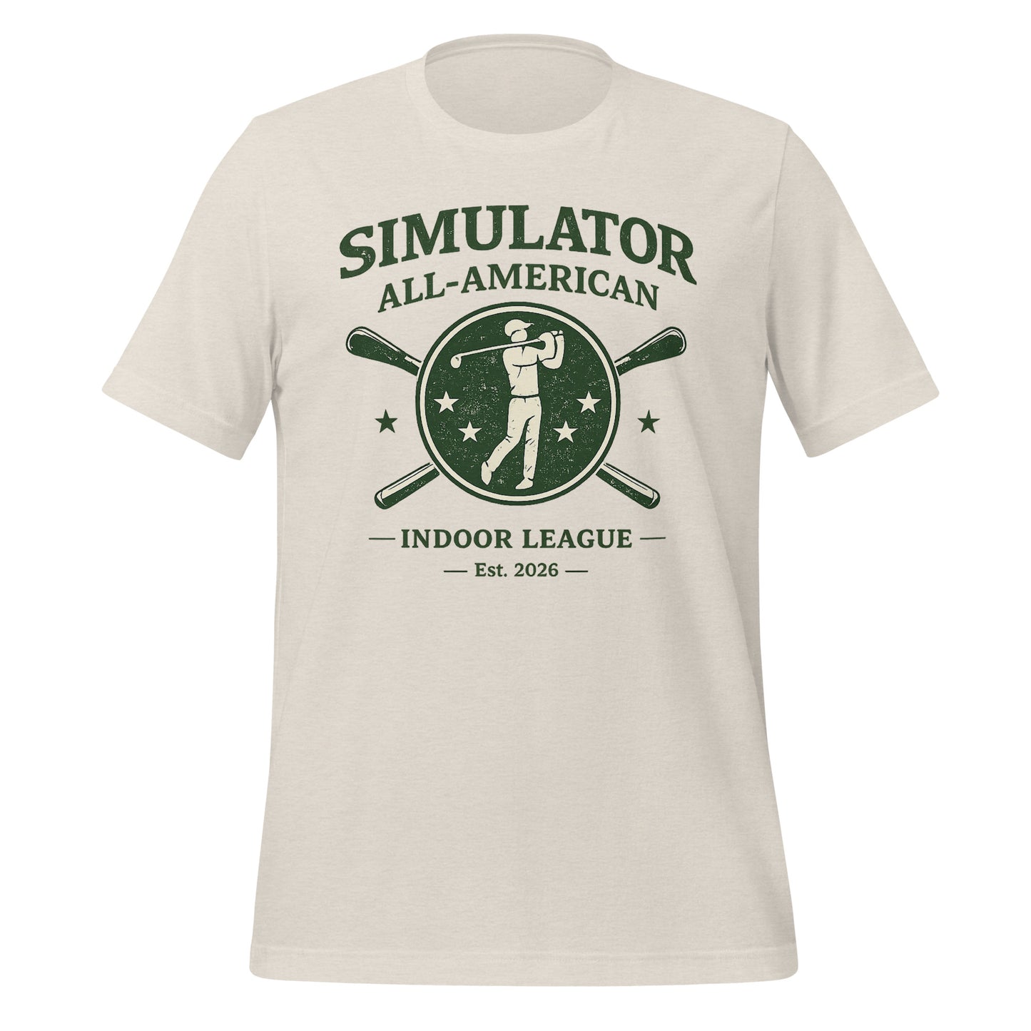 Golf Simulator All American Unisex T-Shirt Golf Simulator All American Unisex T-Shirt