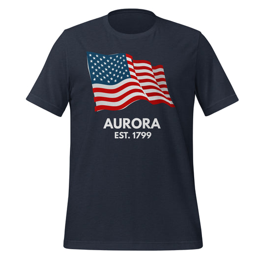 Aurora, Ohio USA Short Sleeve Unisex T-Shirt Aurora, Ohio USA Short Sleeve Unisex T-Shirt