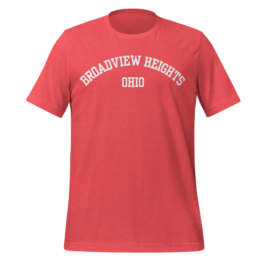 Broadview Heights, Ohio Block Short Sleeve Unisex T-Shirt Broadview Heights, Ohio Block Short Sleeve Unisex T-Shirt