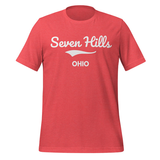 Seven Hills, Ohio Script Short Sleeve Unisex T-Shirt Seven Hills, Ohio Script Short Sleeve Unisex T-Shirt