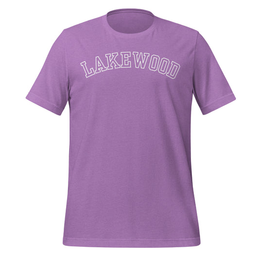 Lakewood Ohio Block Outline Unisex t-shirt Lakewood Ohio Block Outline Unisex t-shirt
