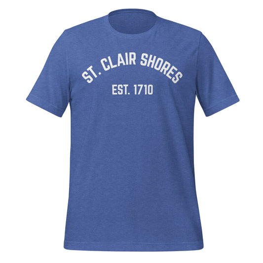 St. Clair Shores Michigan EST Short Sleeve Unisex t-shirt St. Clair Shores Michigan EST Short Sleeve Unisex t-shirt