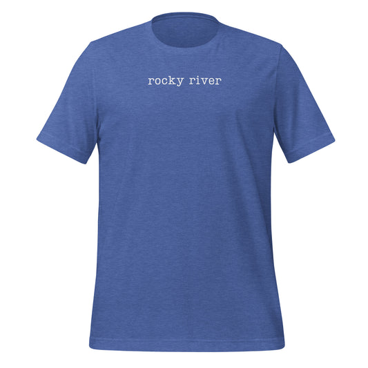 Rocky River Ohio Minimalist Short Sleeve Unisex t-shirt Rocky River Ohio Minimalist Short Sleeve Unisex t-shirt