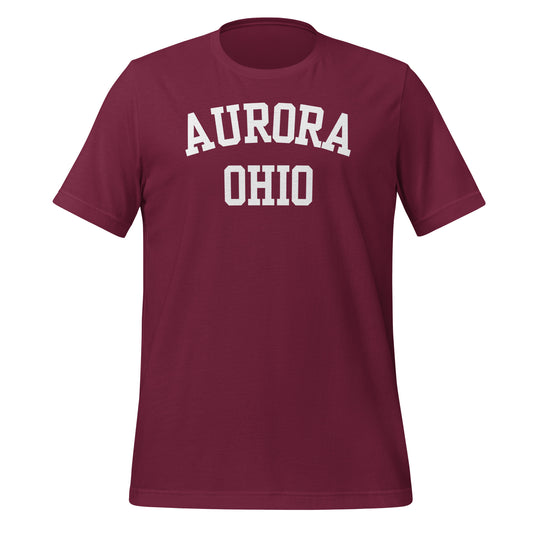 Aurora, Ohio Block Unisex T-Shirt Aurora, Ohio Block Unisex T-Shirt