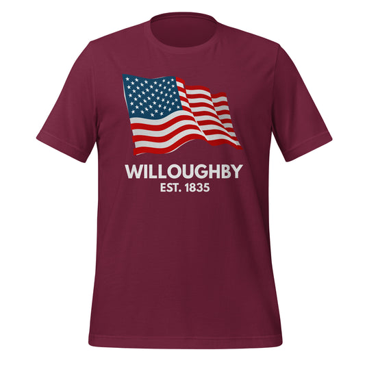 Willoughby Ohio USA Short Sleeve Unisex T-Shirt Willoughby Ohio USA Short Sleeve Unisex T-Shirt
