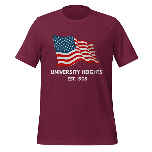 University Heights Ohio USA Short Sleeve Unisex T-Shirt University Heights Ohio USA Short Sleeve Unisex T-Shirt