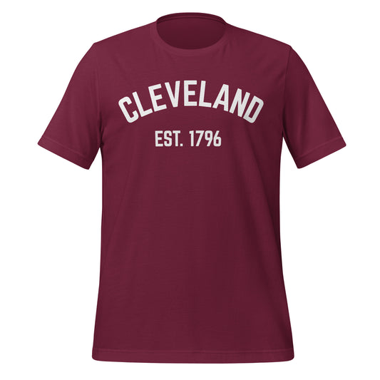 Cleveland Ohio EST Short Sleeve Unisex T-Shirt Cleveland Ohio EST Short Sleeve Unisex T-Shirt