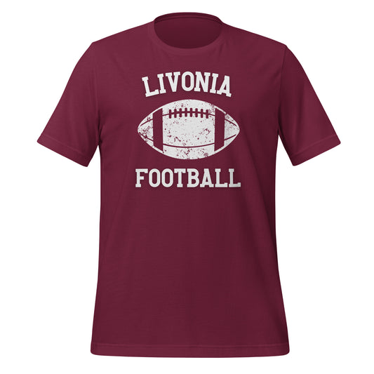 Livonia Michigan Football Short Sleeve Unisex T-Shirt Livonia Michigan Football Short Sleeve Unisex T-Shirt