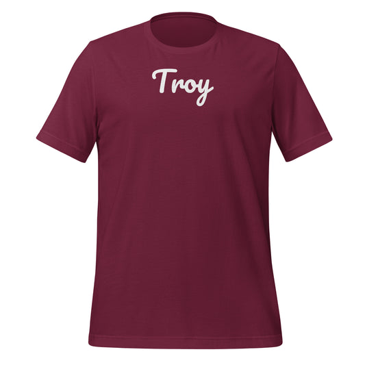 Troy, Michigan Solo Script Unisex T-Shirt Troy, Michigan Solo Script Unisex T-Shirt