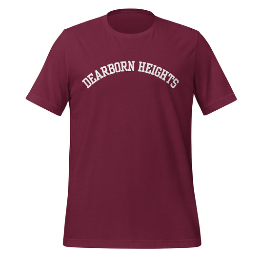 Dearborn Heights, Michigan - Block Solo Unisex T-Shirt Dearborn Heights, Michigan - Block Solo Unisex T-Shirt