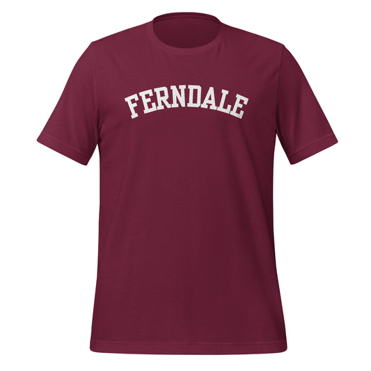 Ferndale, Michigan Block Solo Unisex T-shirt Ferndale, Michigan Block Solo Unisex T-shirt
