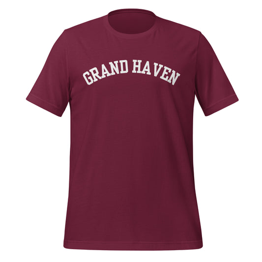 Grand Haven, Michigan - Block Solo Unisex T-Shirt Grand Haven, Michigan - Block Solo Unisex T-Shirt