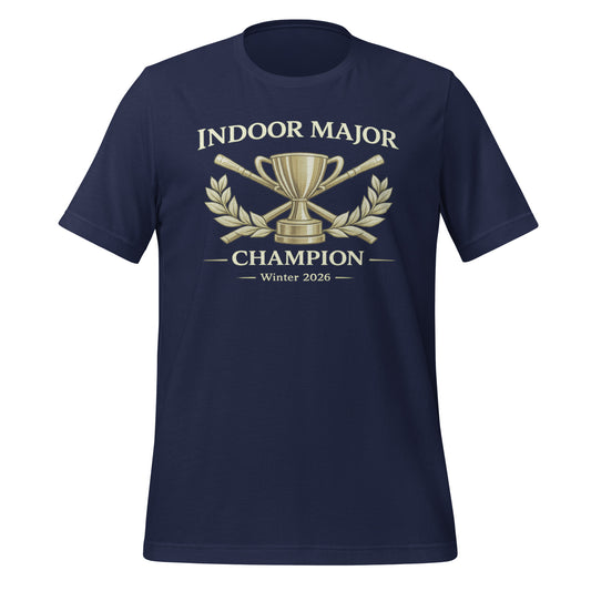 Indoor Major Champion - Golf Simulator Unisex T-shirt Indoor Major Champion - Golf Simulator Unisex T-shirt